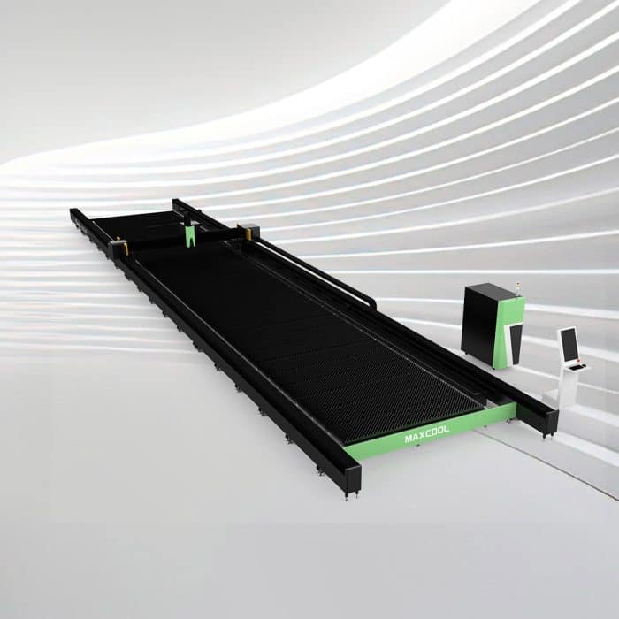 Large-Format Fiber Laser Cutting Machine with Ground Rails
