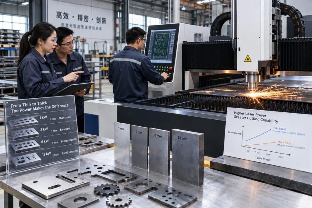 How Does Laser Power Output Affect Laser Cutting Speed and Capability
